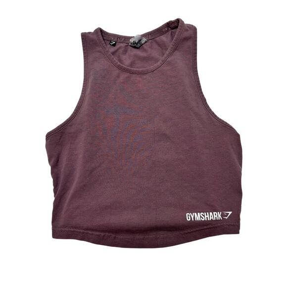 Gymshark Size XS Cotton Tank In Color Grape - Picture 1 of 4